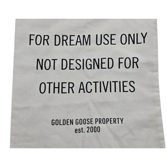 Golden Goose White Drawstring Sneaker Dust Bag - Picture 2 of 3